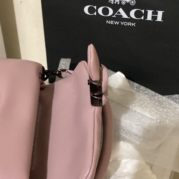 Coach Tabby 18 Iced Purple Pillow Leather shoulder bag - Picture 16 of 16